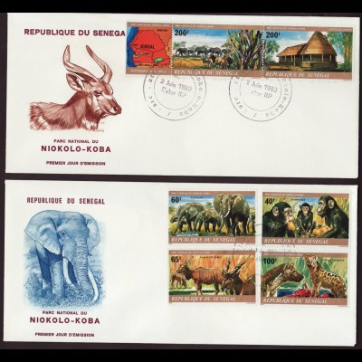 Senegal: 1980, Tiere aus dem Nationalpark Niokolo-Koba 