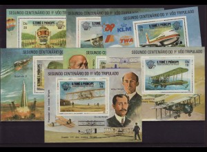 Sao Tomé und Principe: 1983, Blocksatz 200 Jahre Luftfahrt 