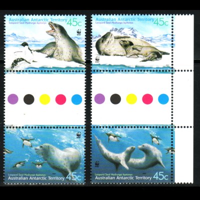 Australische Antarktisgebiete: 2001, Seeleopard (WWF-Ausgabe)