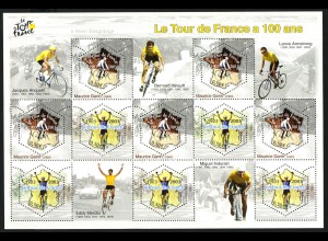 Frankreich: 2003, Kleinbogen Tour de France