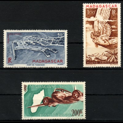Madagaskar: 1946, Flugpostmarken