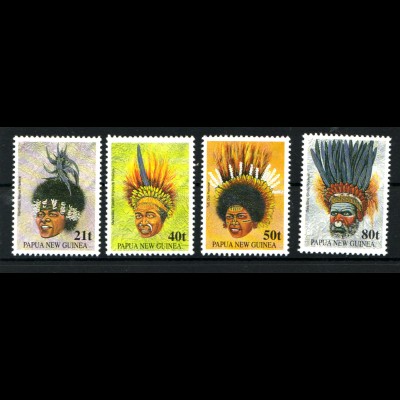 Papua-Neuguinea: 1991, Traditioneller Kopfschmuck