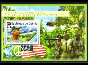 Guinea: 2015, Blockausgabe Militärflugzeuge Beendigung des Vietnamkrieges