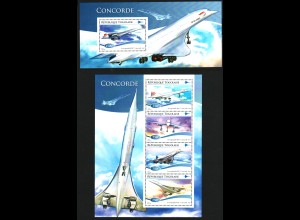 2015, Concorde (Kleinbogen und Blockausgabe)