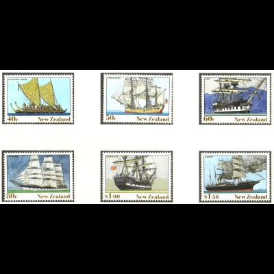 Neuseeland: 1990, Alte Segelschiffe