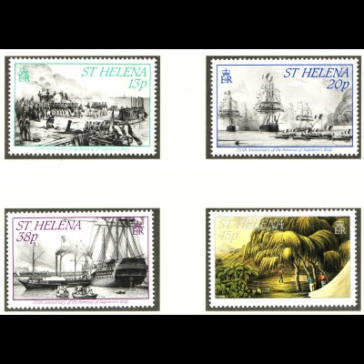 St. Helena: 1990, Überführung von Napoleon (auch historische Segelschiffe)