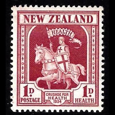 Neuseeland: 1934, Gesundheit (Kreuzritter zu Pferde)