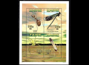 Kongo / Kinshasa (Zaire): 1996, Kleinbogen Insekten