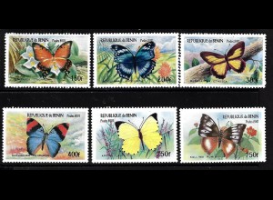 Benin: 2001, Afrikanische Schmetterlinge (amtlicht nicht verausgabt)