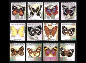 Mali: 2000, Schmetterlinge (Einzelmarken)