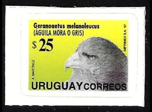 Uruguay: 1997, Aguja (selbstklebende Marke mit Vogelmotiv)